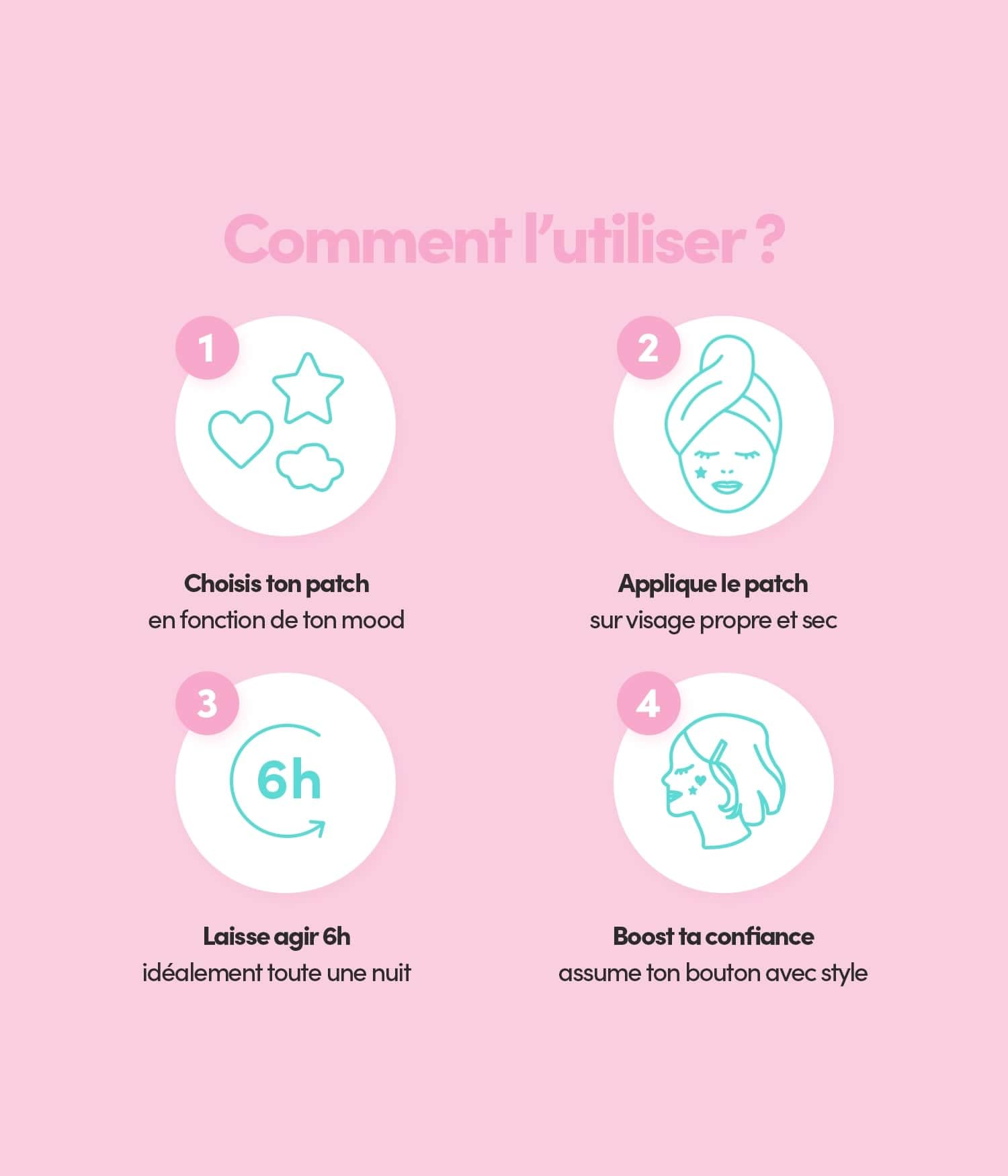 Merci Handy - Patchs Boutons - 24 Patchs - Technologie Hydrocolloïde, Acide Salicylique, Formes et Tailles Variées