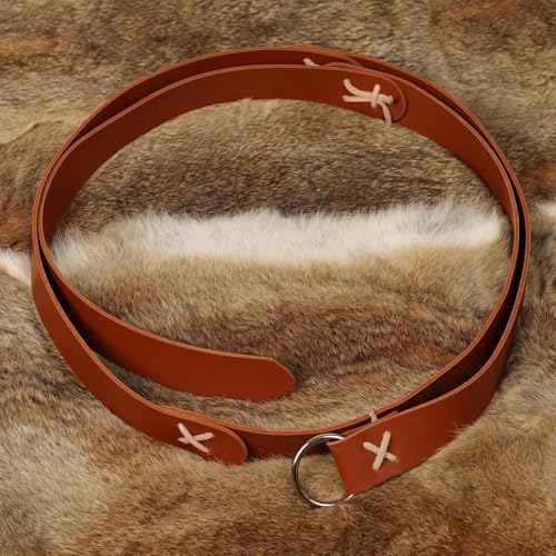 Renaissance Medieval Belt Knight Viking Retro Splicing Ring Belt Reenactment Accessory4