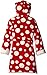 Petit Lem Girls' Holiday Pug Polka Dot Robe