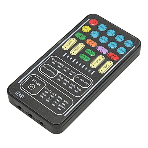 Changeur de Voix, Fonction De Mémoire Portable Plug and Play Mini Changeur de Voix de Carte son, Convient Pour Téléphone Portable PC Ordinateur Portable PUGB Gaming PS5