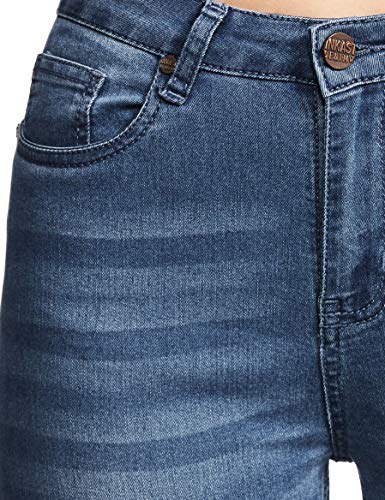 Image of Amazon Brand - INKAST Women's Mid Rise Cropped Length Stretchable Slim Fit Jeans