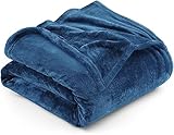 Utopia Bedding Fleece Blanket Twin Size Royal Blue 300GSM Luxury Anti-Static Fuzzy Soft Microfiber Bed Blanket (60x80 Inch)