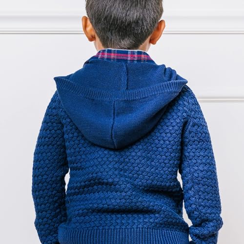 Image of Hope & Henry Boys' Hooded Pullover Sweater