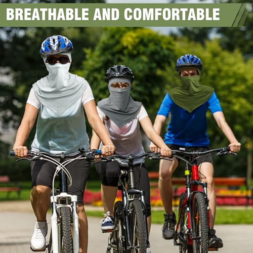 Image of Balaclava Full Face Masks Summer Balaclava Long Face and Neck Cover Breathable Sun Protection for Men Women