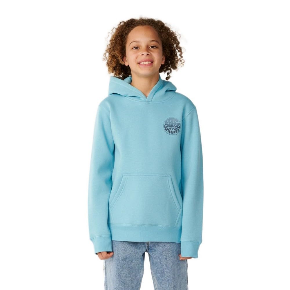 Ripcurl Unisex Blue Rip Curl Wetsuit Icon Hoodie - Size 14 Yrs Kids