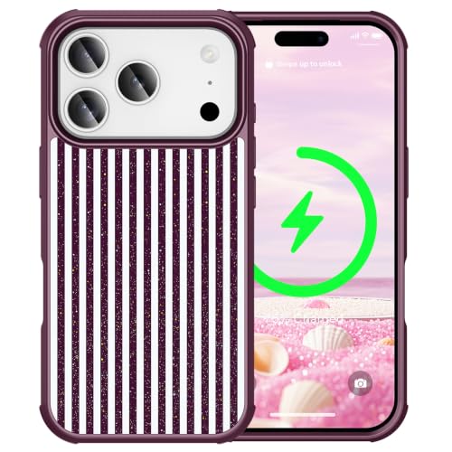 Coque iPhone 17 Pro Max pailletée pour femmes active et élégante