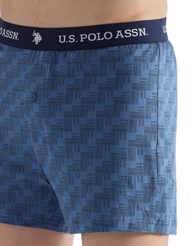 Image of U.S. Polo ASSN. Mens OEX09 Comfort Regular Fit Solid Boxers - Pack of 2
