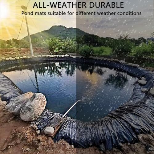 Bâche de bassin 7x10m noire en PVC flexible de 0,12mm pour bassins et cascades - 5