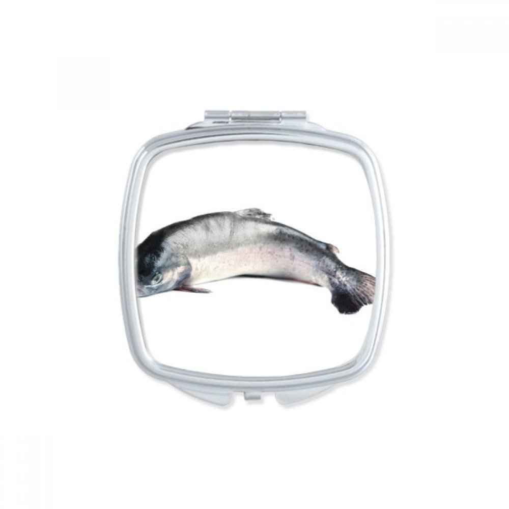 Miroir compact ocean poisson frais gris mignon petit cadeau portable