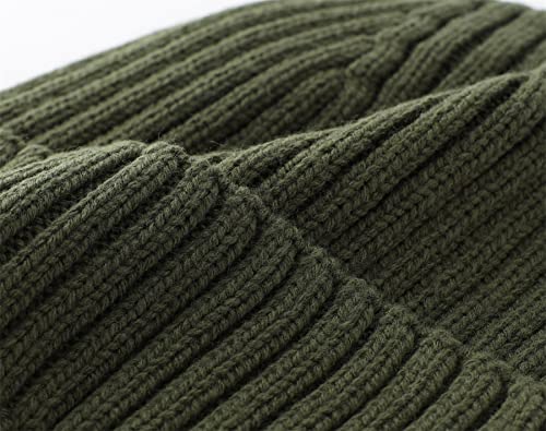 Image of Connectyle Fleece Lined Cuffed Beanie Hat for Men Women Knitted Winter Wool Beanies Skull Cap Warm Watch Hat