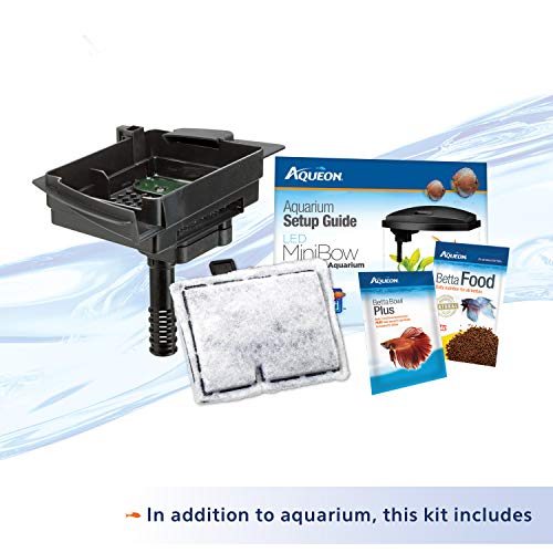aqueon led minibow aquarium starter kits with led lighting