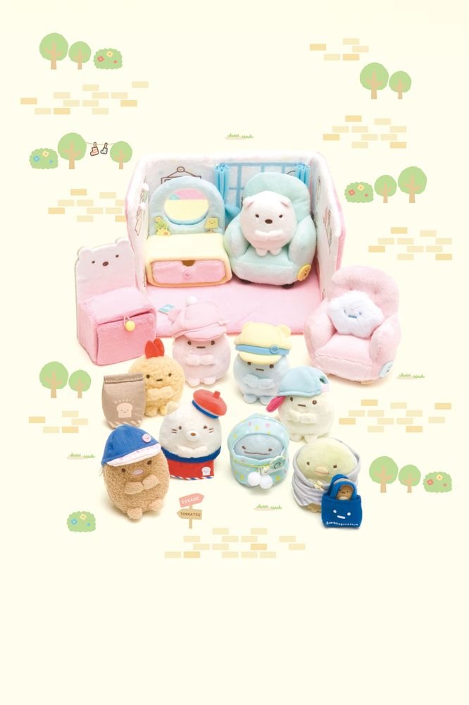 Amazon.co.jp: すみっコぐらし シーンぬいぐるみ すみっコのお部屋