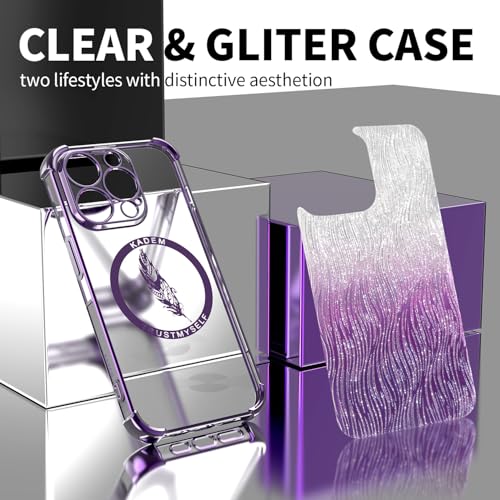 XINYEXIN Transparent Glitter Case for Xiaomi Poco F6 5G - Image 4