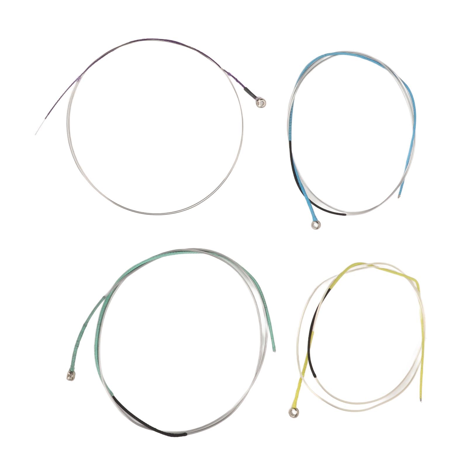 Corde per Violino da 12 Pezzi con Nucleo in Nylon, Avvolgimento in Acciaio Inossidabile e Sostituzione della Corda in Lega di Alluminio Mg per Dimensioni 1/2 1/4 3/4 4/4 (AV33)