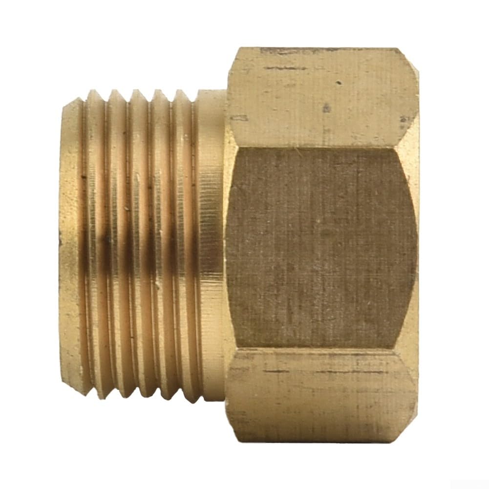 Adaptateur M22 x 1,5 vers G 1/2" femelle en laiton pour nettoyeur haute pression, lance de nettoyeur haute pression, max 400 bar