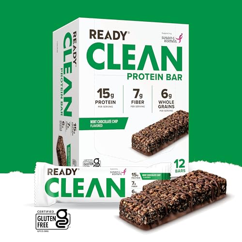 Image of Ready Protein Bars, Mint Chocolate Chip, 15g Whey Protein, 12 Ct