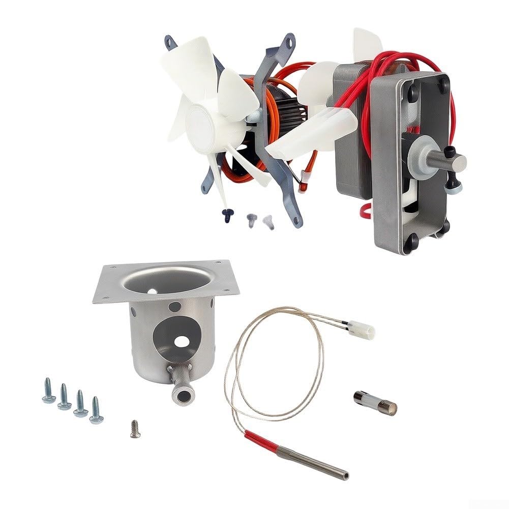 4-teiliges Grill-Set Motor Lüfter Feuertopf Zünder