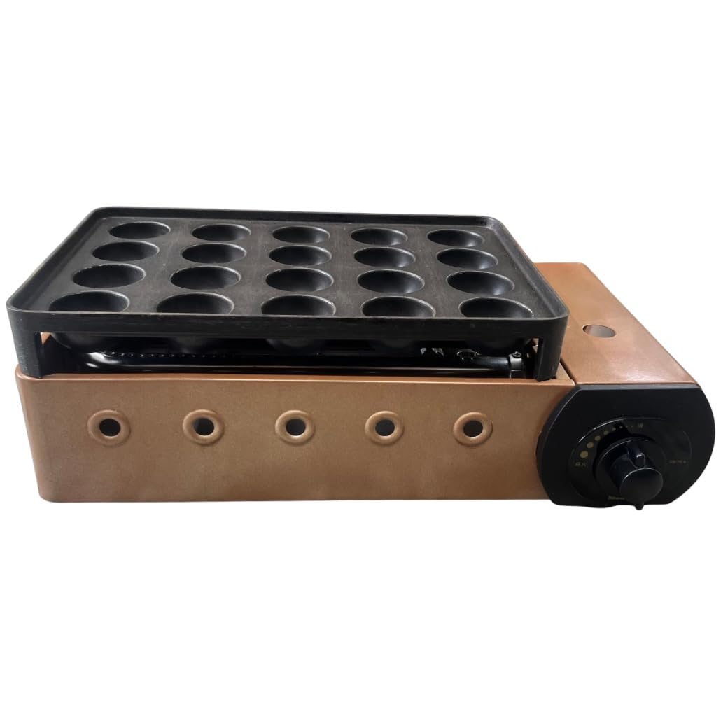 イワタニ カセットグリルたこ焼器 炎たこ 20穴 【レシピ・竹串5本付き】 CB-TK-A商品画像