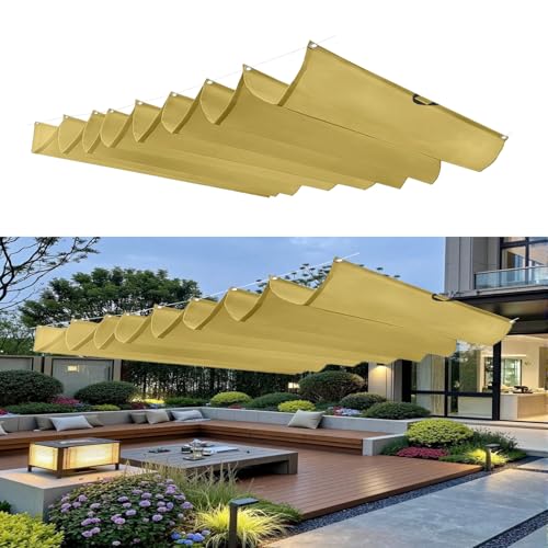 Voile d'ombrage rétractable protection UV imperméable avec œillets 60x150