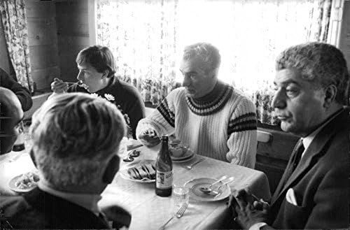 Amazon.com: Vintage photo of Mohammad Reza Pahlavi dining with his men. :  Home & Kitchen