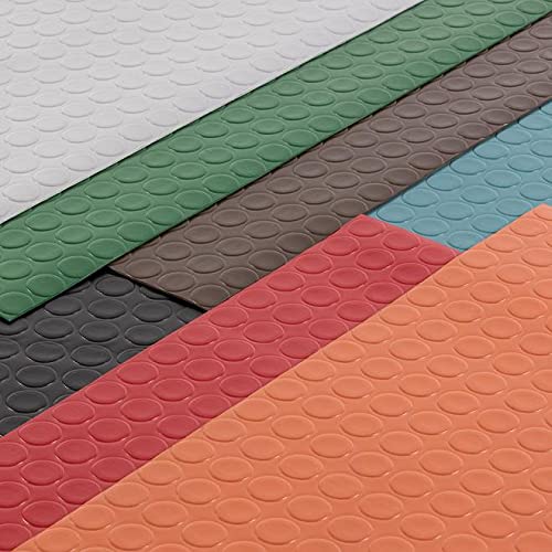 PVC vloerbedekking Big Button - rubberen mat noppen - dikte: 2mm - noppenmat anti-rush mat - antislip en bestand tegen vloeistoffen en vuil - universeel toepasbaar (120 x 600 cm, turquoise) - Image 6