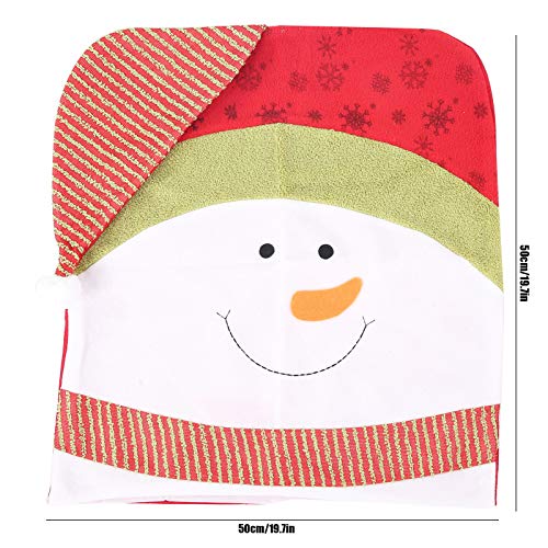 Xmas Chair eco-vriendelijke stoel achterkant eenvoudig te installeren kerst decor voor eettafel set home party kerst… - Afbeelding 7