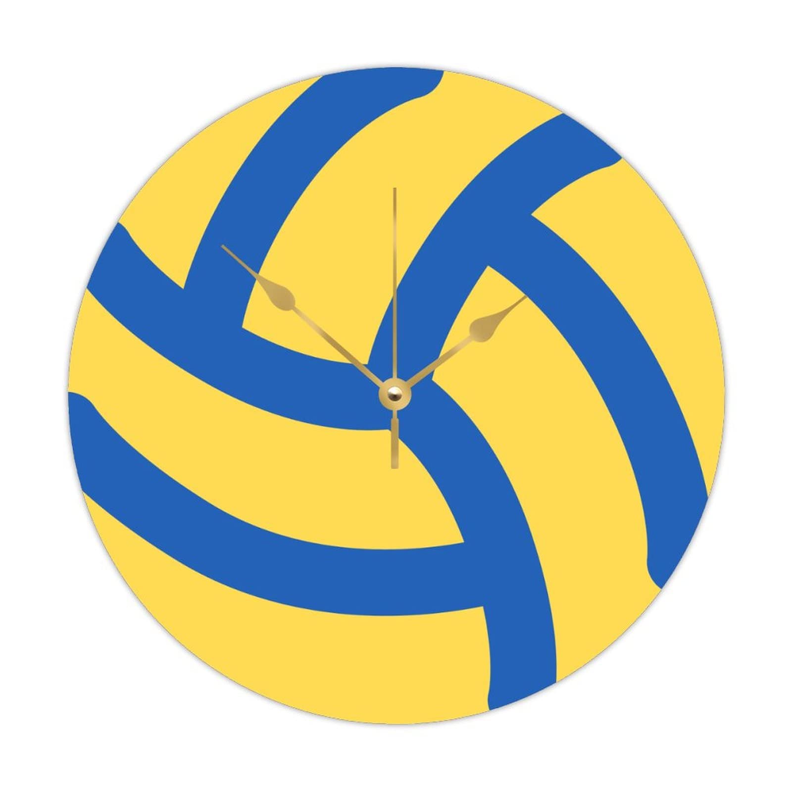 Horloge murale volleyball bois 38cm : Idée cadeau sport et Noël bonhomme