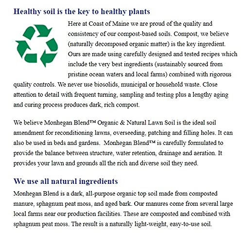 Coast Of Maine - Organic Top Soil - Monhegan Blend 1 Cf #TOP5