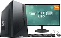 COMPUTADOR COMPLETO OFFICE INTEL CORE I5 4570 4ª GERAÇÃO 16GB RAM SSD 240GB MONITOR 20'' 75HZ HDMI WINDOWS 11