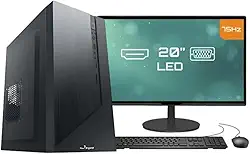 COMPUTADOR COMPLETO OFFICE INTEL CORE I5 4570 4ª GERAÇÃO 16GB RAM SSD 240GB MONITOR 20'' 75HZ HDMI WINDOWS 11