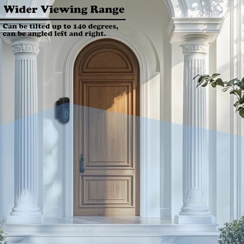 Blink Doorbell Mount, Angle Adjustable Mount Cover for Blink Video Doorbell , Full Protection Mounting Bracket for Blink - Additional View