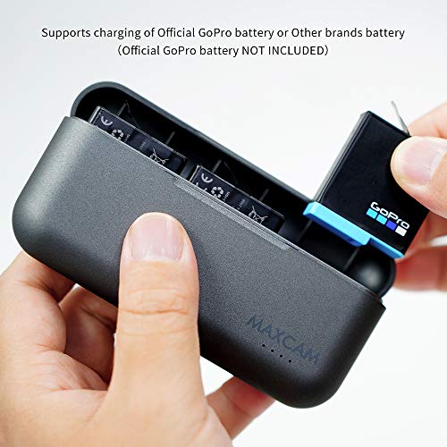 MAXCAM 3-Pack Replacement Batteries and Triple Charger for GoPro HERO8 Black / HERO7 Black / HERO6 Black - Thumbnail 6