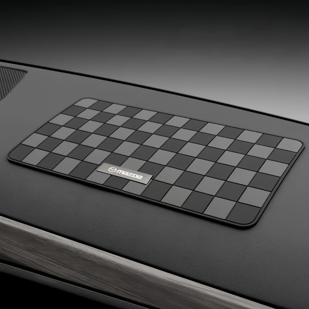 Non Slip Car Dashboard Mat for Mazda MX-30 e-Skyactiv R-EV, Anti-Slip Car Dashboard Sticky Pads Car Non-Slip Dash Mat Self-Adhesive Washable Grip Mats,Black