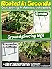 2Sets Cucumber Trellis for Raised Garden Bed - 59" L x15.7'' W 4.5mm Wire Heavy Duty Weather-Resistant Foldable A-Frame Metal Plant Support, for Squash Pole Bean Climbing Plants Vegetables Outdoor #1
