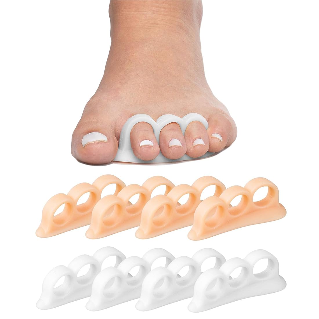 Kit 7in1 Correzione Correttore Divaricatore Rimedio Alluce Valgo Dita A