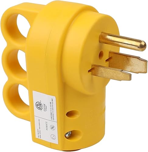 Miniatura 2 de Nema 6-30P/Nema 6-50P 30A/50A 250V Soldador Enchufe de alimentación rewirable, conectores de hoja recta Nema 6-30P con certificación ETL, enchufe de