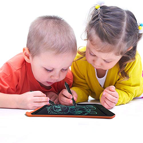 JRD&BS WINL LCD Electronic Writing Tablet Toys for 4-9Year Old Boys, Teen Boy Girl Birthday Presents Gifts,Christmas Box,8.5" Handwriting Paper Drawing Tablet Message Pad at Home and Outdoor(Orange D) - Thumbnail 3