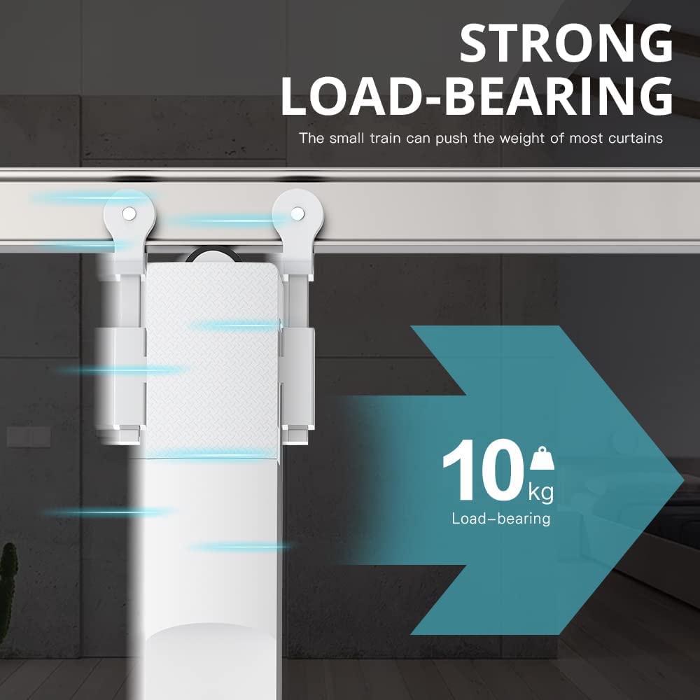 Dual TUYA Smart ZigBee Curtains Robot Roman Rod Track/T/U-Rail Tracks