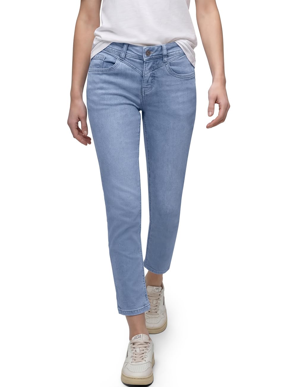 Street One Damen 7/8 Slim Leg Jeans im Casual Fit 3818210