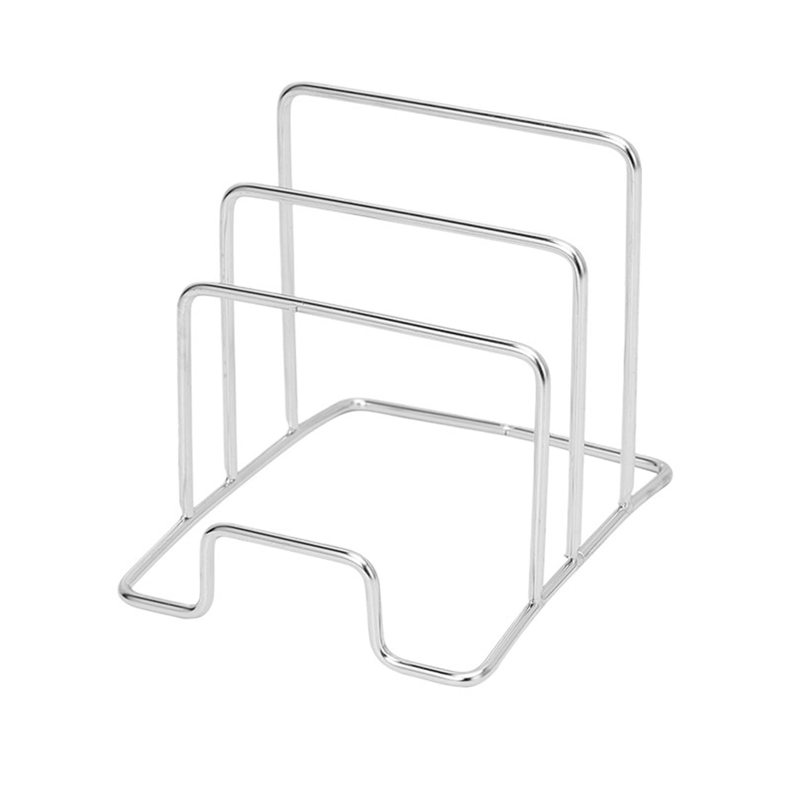 LPATEBCVU Cutting Board Stand Rack Shelf Stand Multi Layer Space Saving Rustproof Cutting Board Practical Kitchen Organizer Pot Lid Holder Iron Art Home