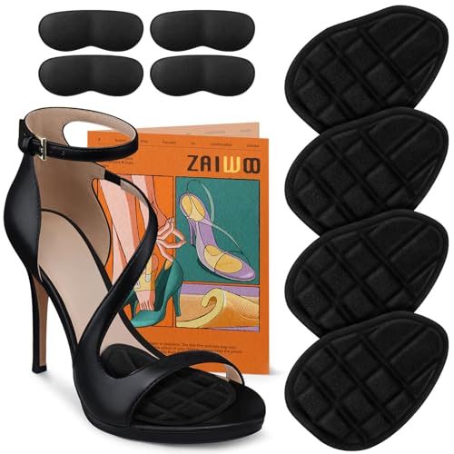 ZAIWOO Metatarsal Pads Women, Ball of Foot Cushions, High Heel Inserts, All Day Pain Relief and...