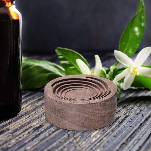 Difusor aromático eléctrico de madera para auto y hogar miniatura 6