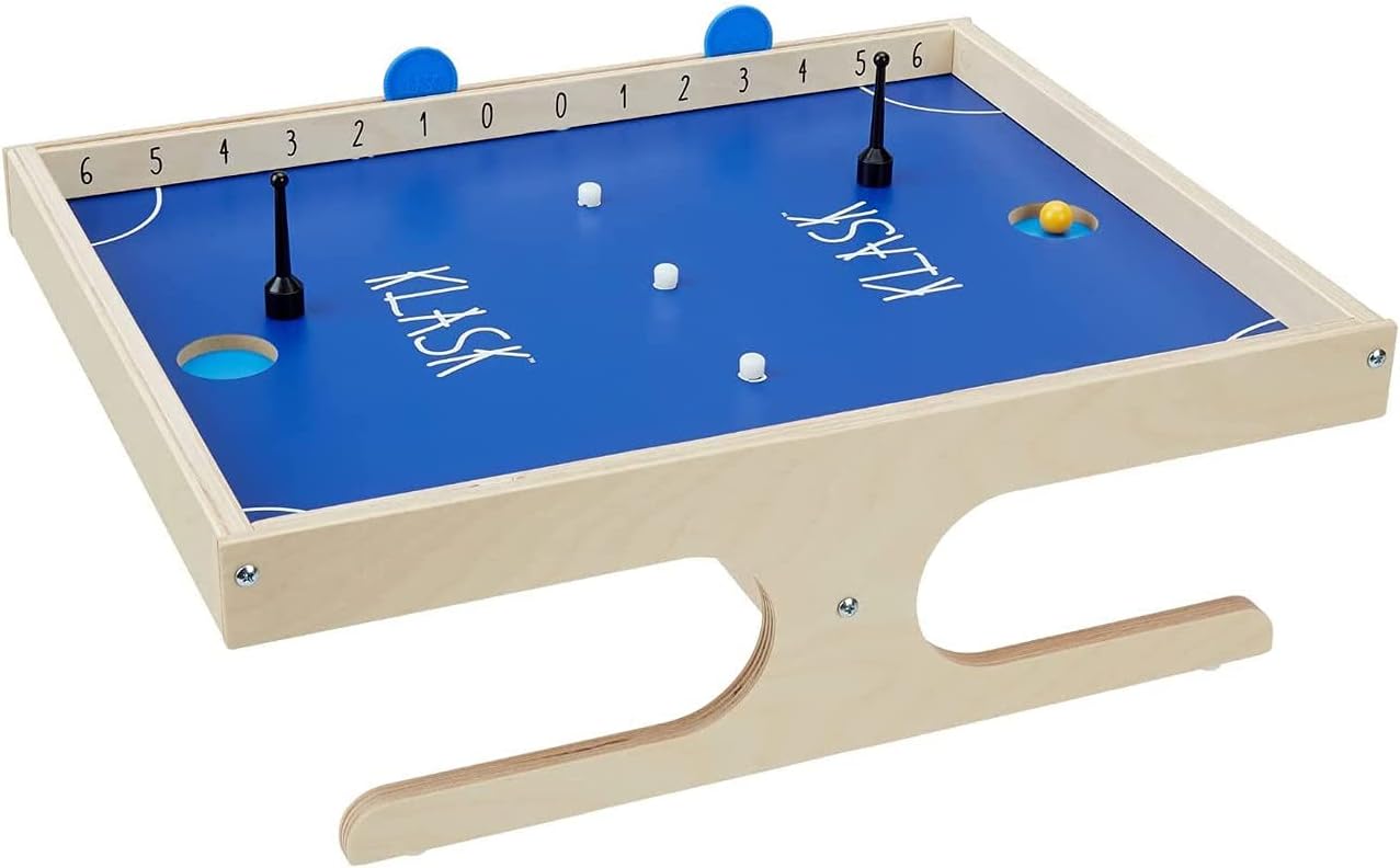 KLASK Tournament Bundle (4X The Magnetic Award-Winning Party Game of Skill That’s Half Foosball, Half Air Hockey + 4X Spare Parts 2.0)