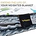 YnM Duvet Cover for Weighted Blankets (Dinosaur, 41''x60'')