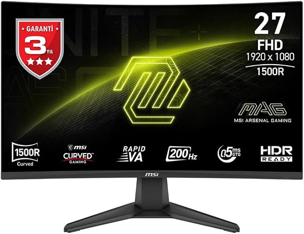 MSI MAG276CF E20 Moniteur 27" FHD 200 Hz 0,5 ms Courbe - 1