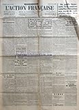  ACTION FRANCAISE (L\') [No 166] du 15/06/1937 - LE CONTROLE DES BANQUES PAR LEON DAUDET POUR LE MILLION DE MAURRAS PAR L. D. SOUS LES HUEES MARIUS MOUTET QUITTE LE BANQUET DE LA FOIRE DE BORDEAUX ENCORE DES AVIONS POUR L\'ESPAGNE SI BRIAND NE NOUS A PAS RIDICULISES CE QUE DIT LE MONDE - L\'EMPRISE DES SLOGANS - OU L\'ON ABRUTIT LES FRANCAIS - UNE BROCHURE DE WEYGAND - NECESSITE DEMOCRATIQUE PAR LE MORAL LA VICTOIRE NATIONALE PAR PELLISSON EN AVANT DE LA PANIQUE FINANCIERE LES DERNIERES DEFENS