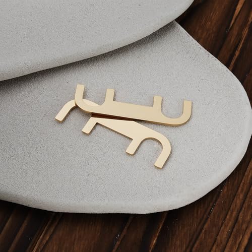 2 pares de placas jumper de cobre Bi-Wire miniatura 6