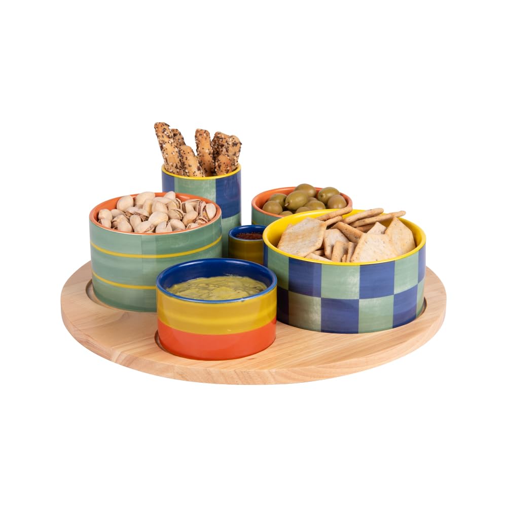 Table Passion - Service apéritif 6 pièces Capri 31cm