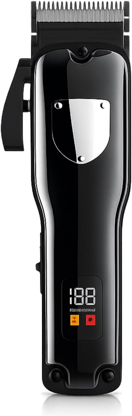 Trim Duo Professional 9-Function Clipper Set Featuring 2000mAh 6800RPM Head Cutter, 1500mAh 7200RPM Body Groomer, Smart Display Panel, Portable Carry Case, Precision Lever