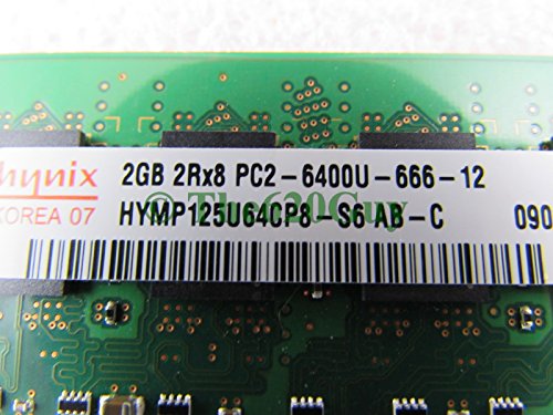 Hynix HYMP125U64CP8-S6 4GB 2 x 2GB PC2-6400U DDR2 800 Non-ECC Unbuff Memory Kit